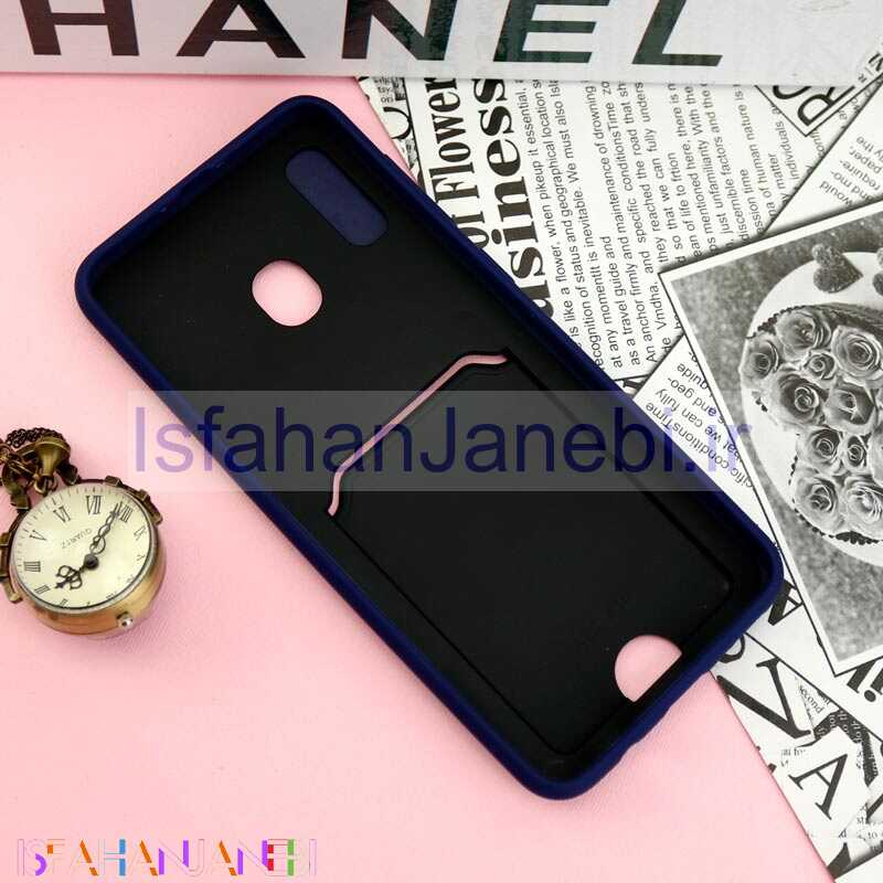 اصفهان جانبی-قاب ضد ضربه جاکارتی دار محافظ لنز کشویی کلاسیک Samsung Galaxy A20/A30