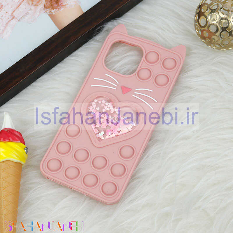 اصفهان جانبی-قاب اورجینال سیلیکونی آکواریومی Lucky Cat پاپیتی Xiaomi Mi 11 Lite