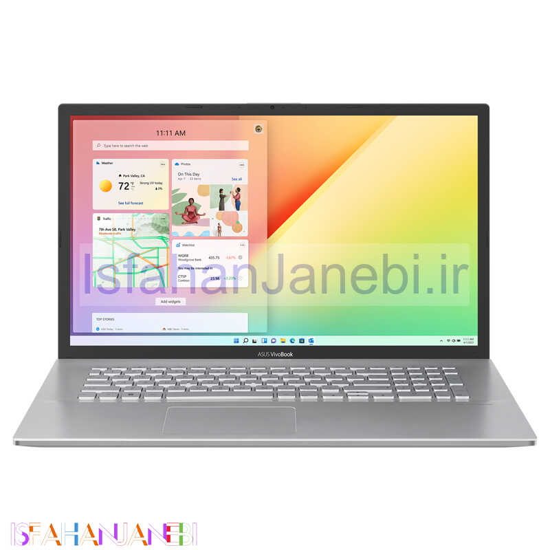 اصفهان جانبی-لپ تاپ Asus VivoBook X712EQ Core i7 (1165G7) 16GB 1TB SSD NVIDIA 2GB 17.3" FHD