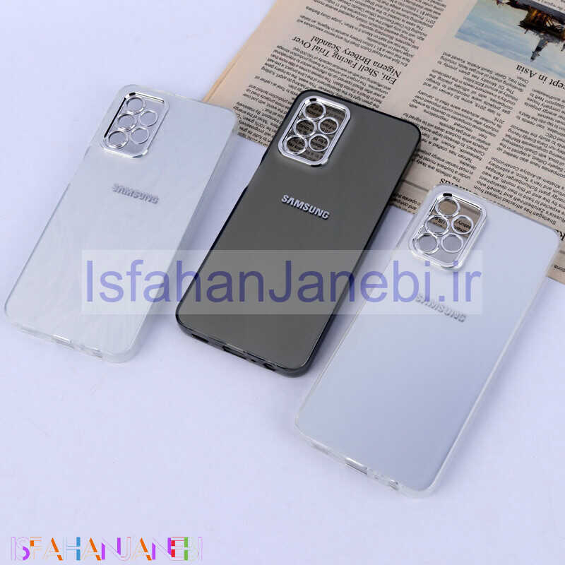 اصفهان جانبی-قاب PC سامسونگ Galaxy A32 5G براق متال محافظ لنزدار