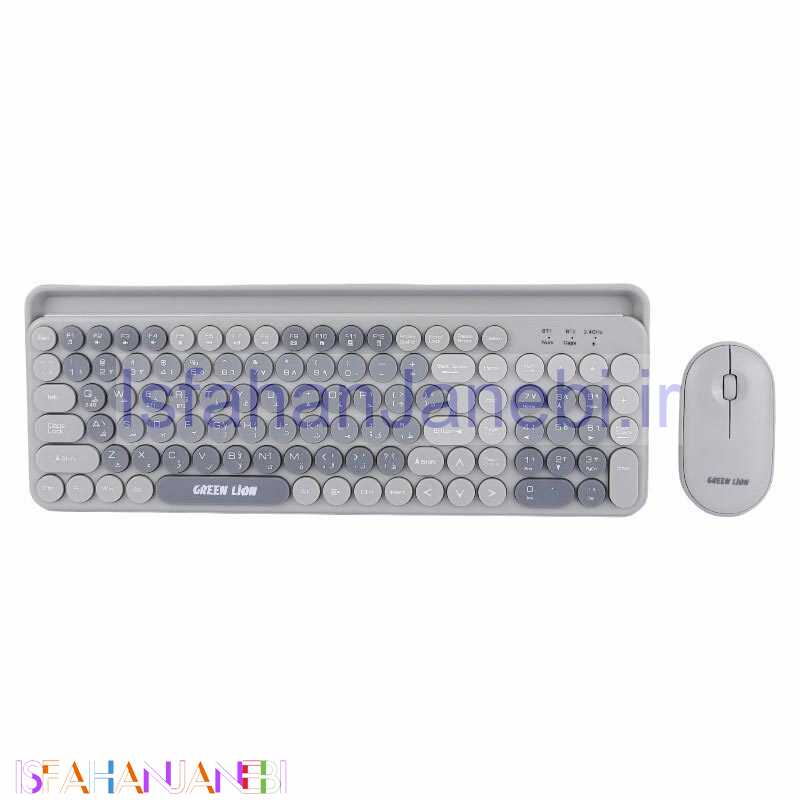 اصفهان جانبی-کیبورد و موس بی سیم گرین لاین Wireless Duo GNWLDUKYBK