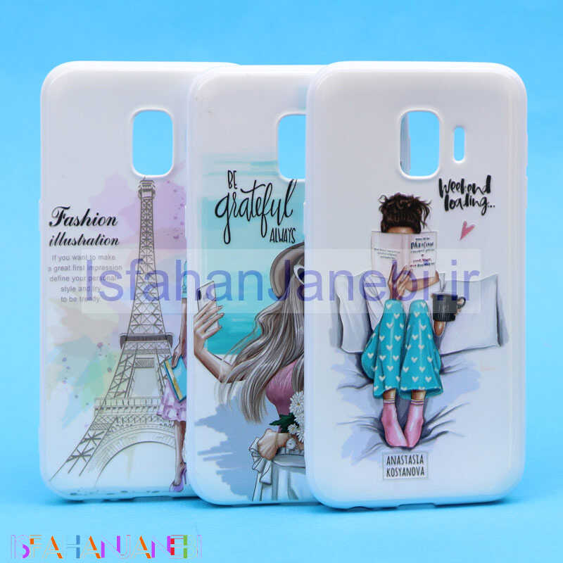 اصفهان جانبی-قاب فانتزی سفید طرح دختر سامسونگ J2 Core