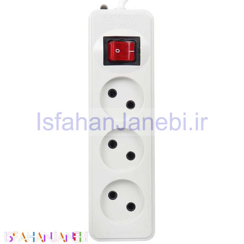 اصفهان جانبی-چند راهی 3 خانه ساده شهاب پارت الکتریک با کابل 1٫8 متری مدل PE850