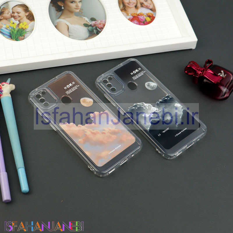 اصفهان جانبی-قاب ژله ای شفاف طرحدار محافظ لنزدار Samsung Galaxy A11