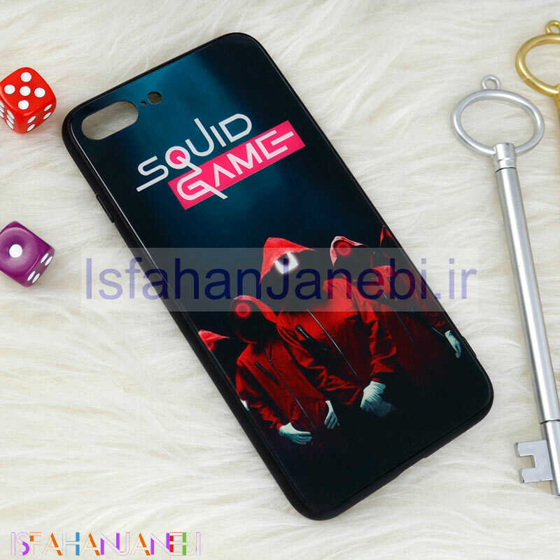 اصفهان جانبی-قاب پشت گلسی طرحدار اسکویید گیم iPhone 7 Plus / 8 Plus
