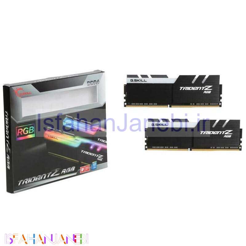 اصفهان جانبی-رم کامپیوتر G.SKILL Trident Z RGB DDR4 16GB 2400MHz CL15 Dual