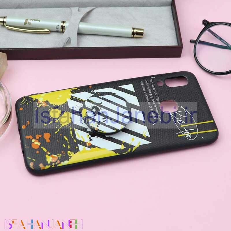 اصفهان جانبی-قاب فانتزی برجسته + پاپ سوکت کد18 سامسونگ A20 / A30