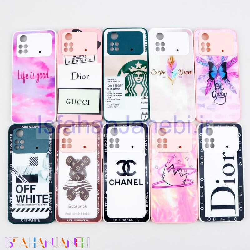 اصفهان جانبی-قاب محافظ لنزدار لیزری طرحدار Xiaomi Poco M4 Pro