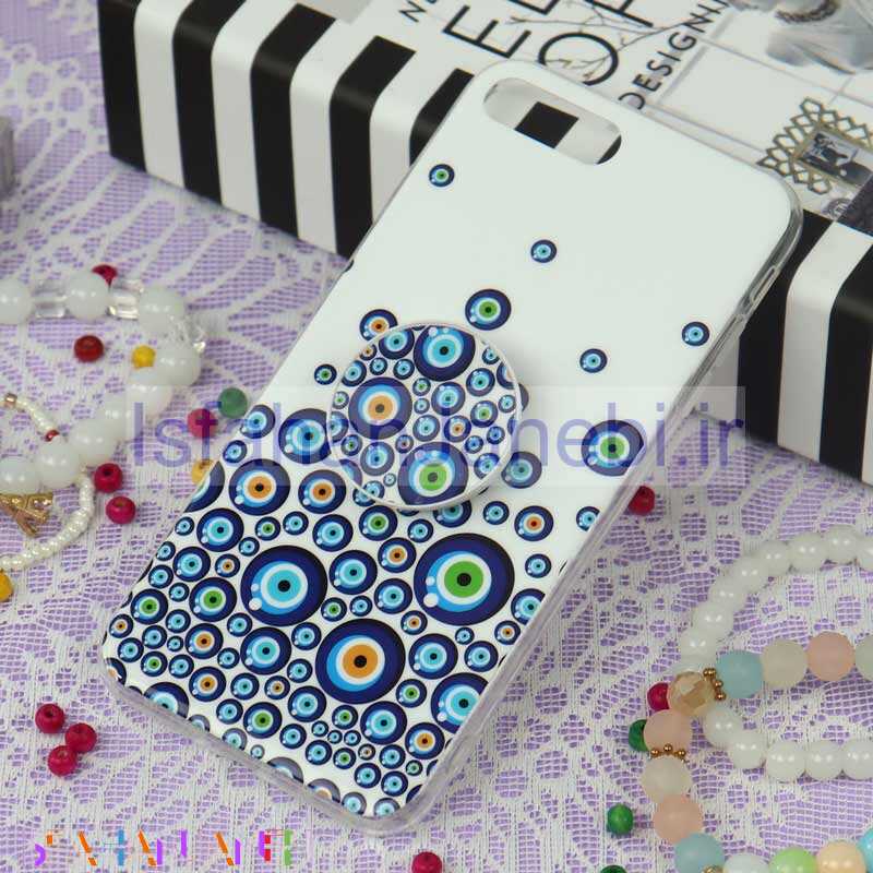 اصفهان جانبی-قاب سوپر IMD دور شفاف پاپ سوکت دار iPhone 7 Plus / 8 Plus چشم نظر