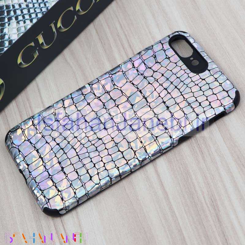 اصفهان جانبی-قاب چرمی پوست ماری هفت رنگ iPhone 7 Plus / 8 Plus