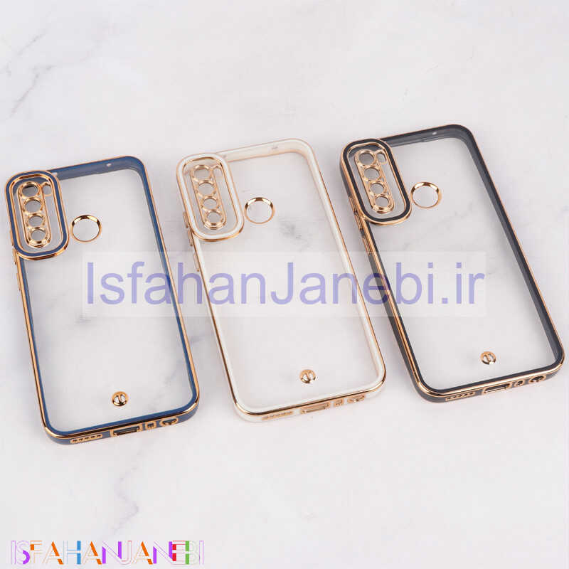 اصفهان جانبی-قاب Space شیائومی Redmi Note 8 دور رنگی محافظ لنزدار