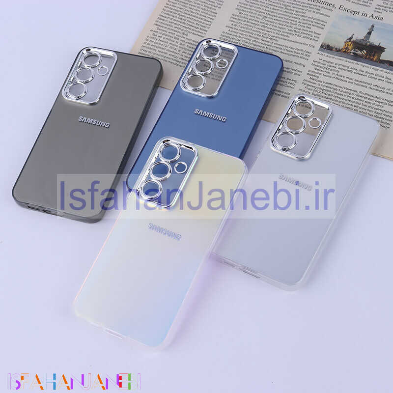 اصفهان جانبی-قاب PC سامسونگ Galaxy S24 FE براق متال محافظ لنزدار