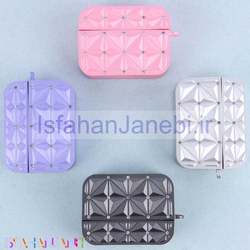 اصفهان جانبی-محافظ AirPods Pro سه بعدی نگین دار