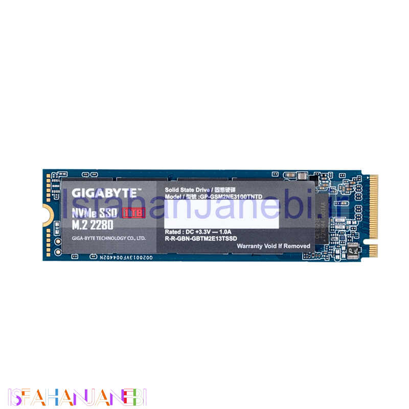 اصفهان جانبی-حافظه SSD گیگابایت GIGABYTE GP-GSM2NE3100TNTD 1TB M.2