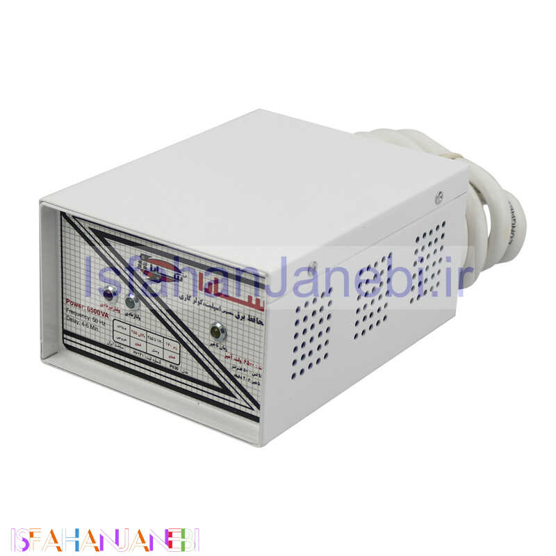 اصفهان جانبی-محافظ برق کولر گازی 1 خانه ارت دار Sara P650 با کابل 1٫15 متری