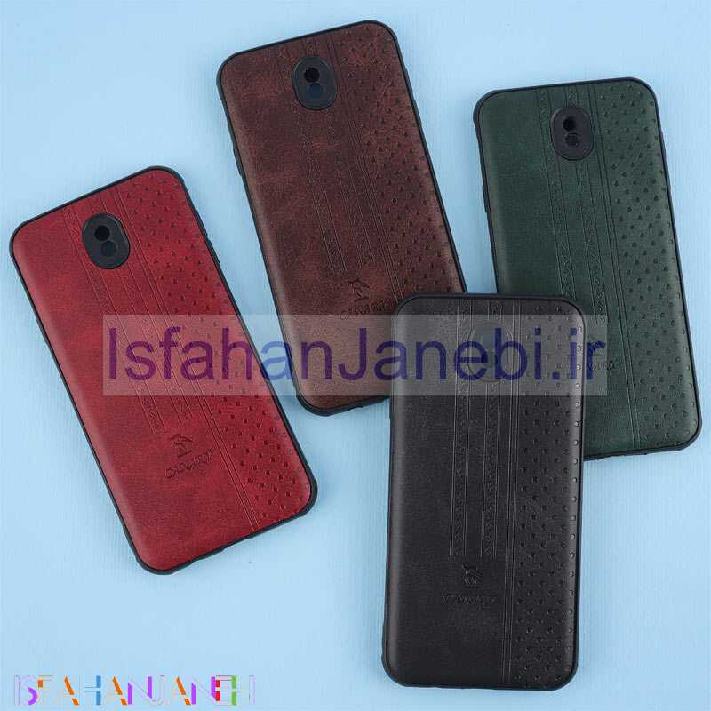 اصفهان جانبی-قاب چرمی Canary سامسونگ Galaxy J7 Pro محافظ لنزدار