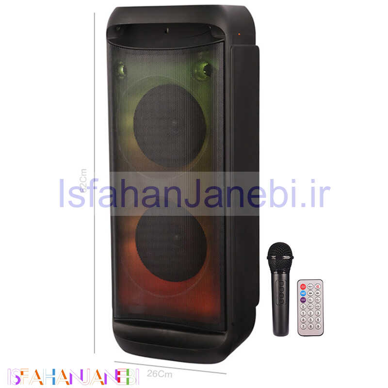 اصفهان جانبی-اسپیکر چمدانی بلوتوثی سینگ ای ZQS6288 + میکروفون و ریموت کنترل