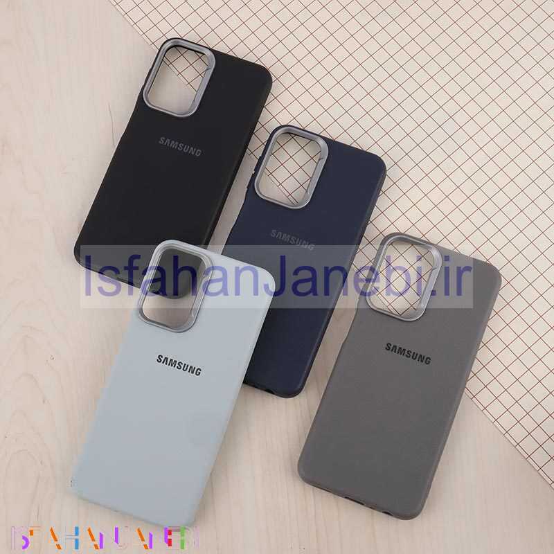 اصفهان جانبی-قاب چرمی ژله ای Leather سامسونگ Galaxy A23 4G / A23 5G لوگودار