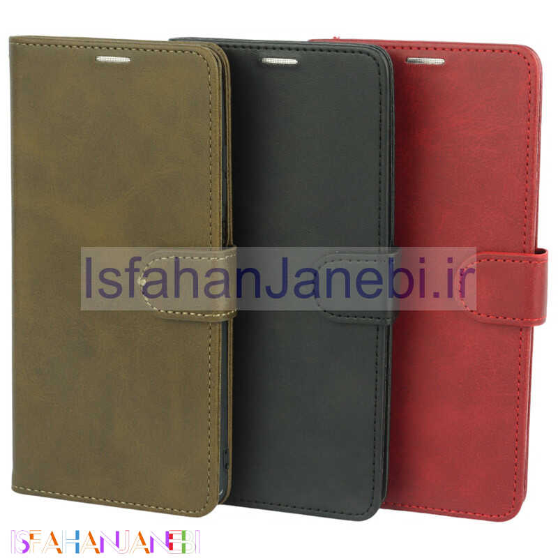 اصفهان جانبی-کیف چرمی مگنتی محافظ لنزدار شیائومی Redmi Note 11 4G / Redmi 10 / Redmi 10 Prime
