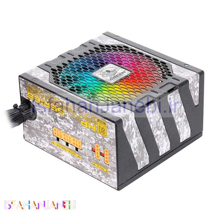اصفهان جانبی-پاور نیمه ماژولار گرین Green GP600B-HP EVO Gold 600W
