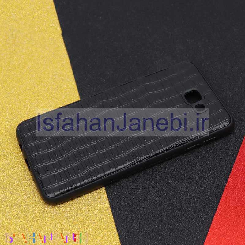 اصفهان جانبی-قاب چرمی پوست ماری Samsung J7 Prime