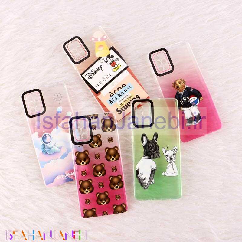 اصفهان جانبی-قاب ژله ای فانتزی محافظ لنزدار Samsung Galaxy A71