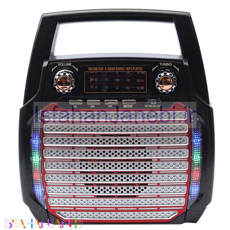 اصفهان جانبی-رادیو اسپیکر بلوتوثی رم و فلش خور Kemai MD-509BT