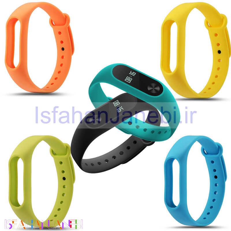 اصفهان جانبی-بند دستبند شیائومی Xiaomi Mi Band 2 سیلیکونی
