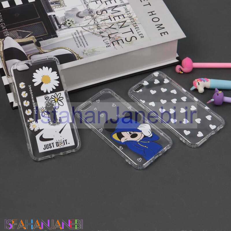 اصفهان جانبی-قاب ژله ای بی رنگ طرحدار آیفون iPhone 6 / 6s