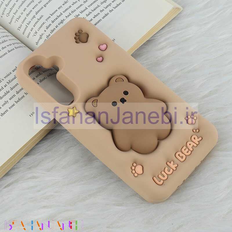 اصفهان جانبی-قاب سیلیکونی فیجت دار سامسونگ Galaxy A35 برجسته طرح Luck Bear