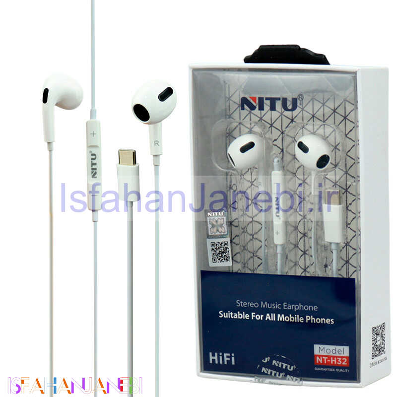 اصفهان جانبی-هندزفری Nitu NT-H32 Type-C