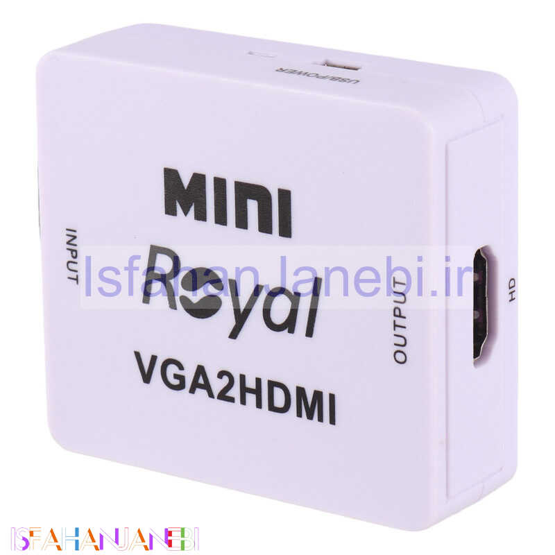 اصفهان جانبی-تبدیل Royal RC-1002 VGA To HDMI