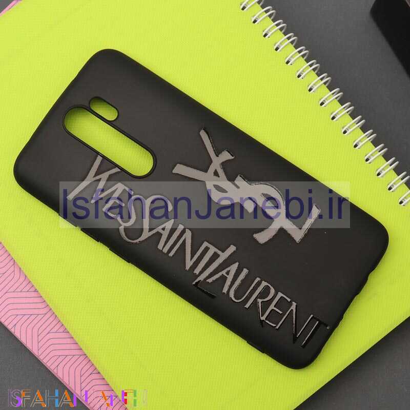 اصفهان جانبی-قاب طرحدار مشکی YSL شیائومی Redmi Note 8 Pro