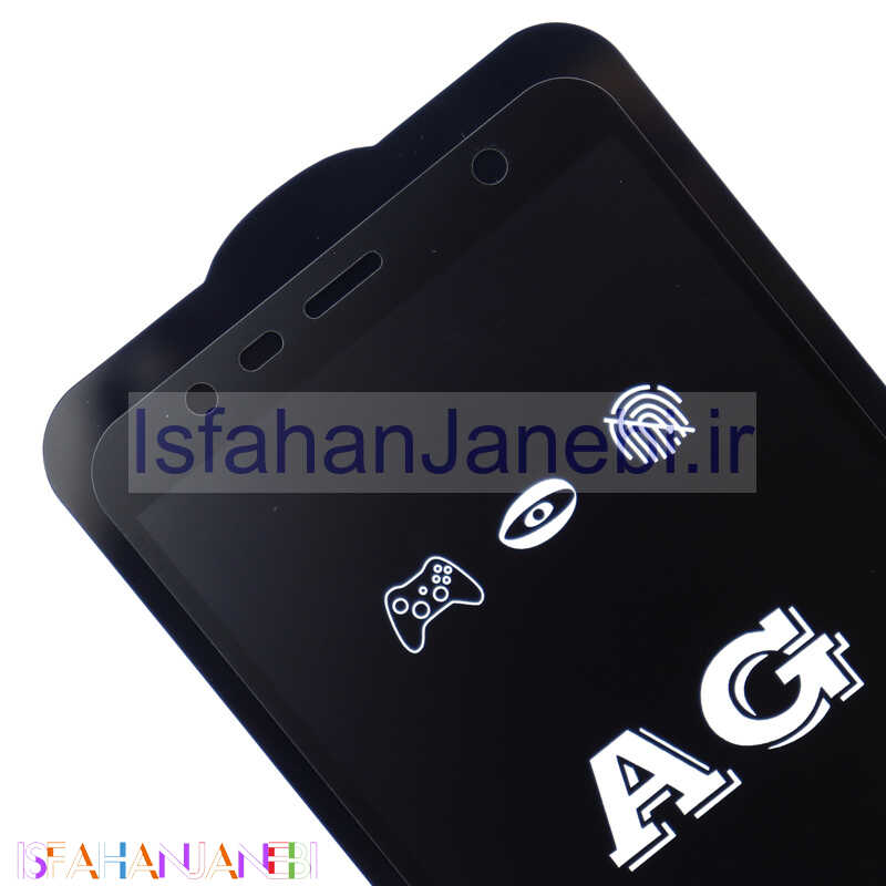 اصفهان جانبی-گلس تمام صفحه مات Samsung J6 Plus