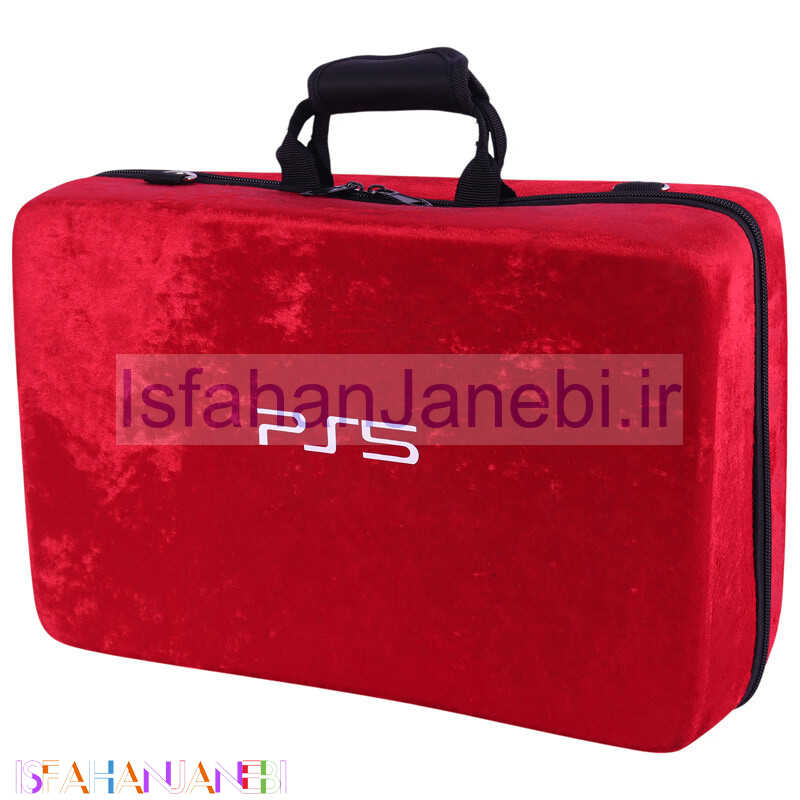 اصفهان جانبی-کیف کنسول بازی دوکاره PS5 Pro / Slim مخملی کد 7