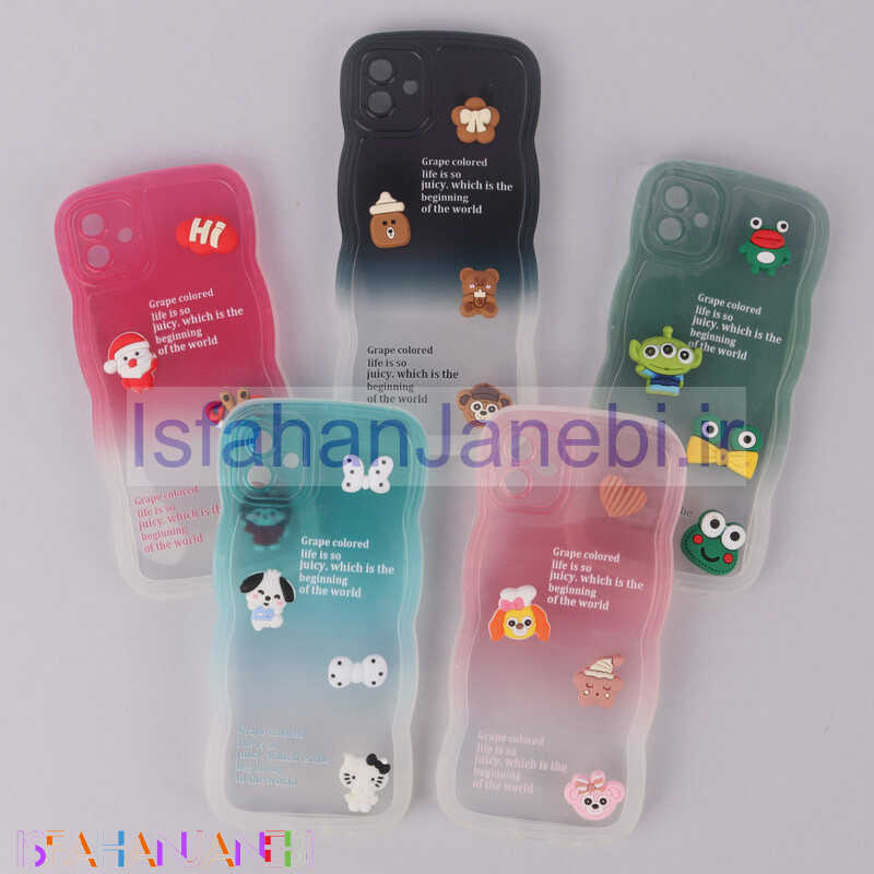 اصفهان جانبی-قاب عروسکی برجسته دو رنگ محافظ لنزدار Samsung Galaxy A04