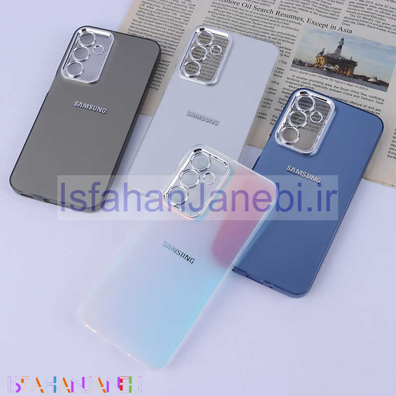 اصفهان جانبی-قاب PC سامسونگ Galaxy A16 4G / A16 5G براق متال محافظ لنزدار