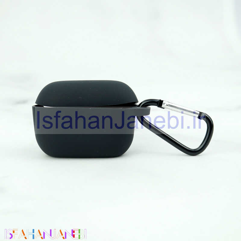 اصفهان جانبی-کاور محافظ هندزفری سیلیکونی QCY T10 مشکی