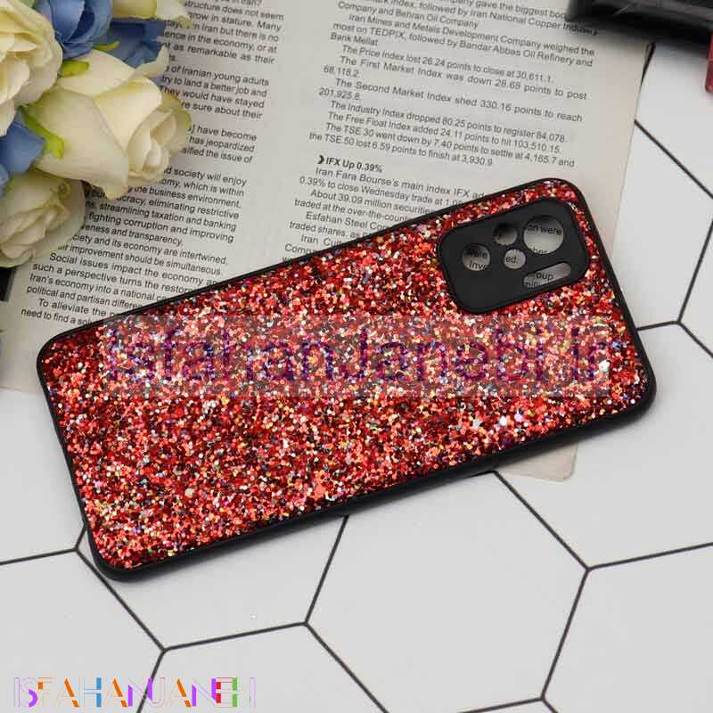 اصفهان جانبی-قاب محافظ لنزدار چرم اکلیلی Xiaomi Redmi Note 10 / Note 10s