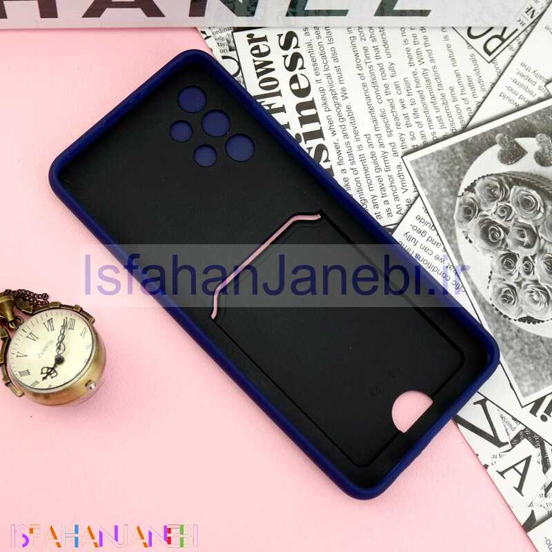 اصفهان جانبی-قاب ضد ضربه جاکارتی دار محافظ لنز کشویی کلاسیک Samsung Galaxy A32 4G