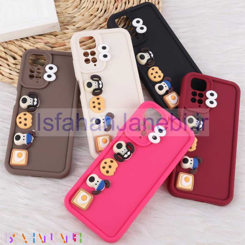 اصفهان جانبی-قاب سولید شیائومی Redmi Note 11 / 11S 4G عروسک برجسته محافظ لنزدار