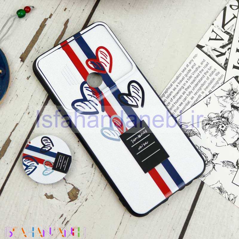 اصفهان جانبی-قاب طرحدار محافظ لنزدار کشویی + پاپ سوکت Xiaomi Redmi Note 8 سری D