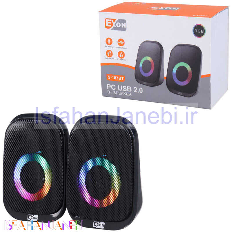 اصفهان جانبی-اسپیکر دسکتاپ اکسون S-107BT