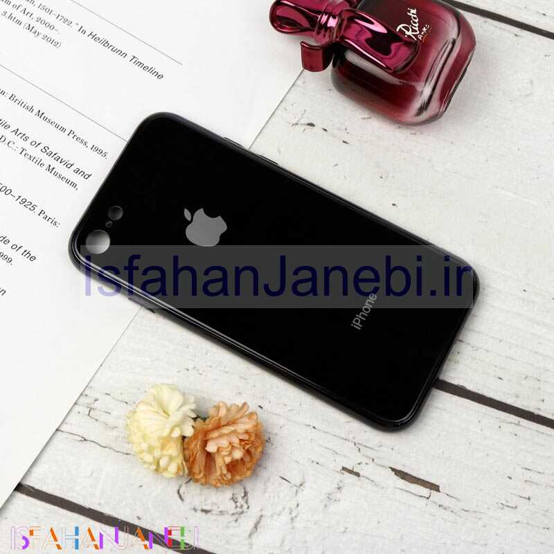 اصفهان جانبی-قاب محافظ لنزدار My Case پشت گلسی iPhone 7/8 مشکی