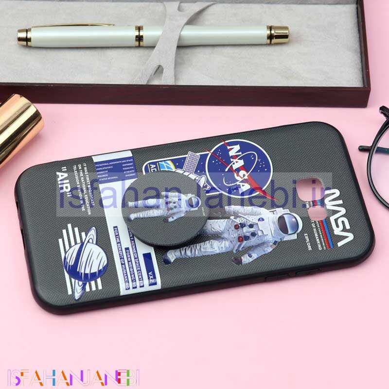 اصفهان جانبی-قاب فانتزی برجسته + پاپ سوکت کد19 سامسونگ A7 2017