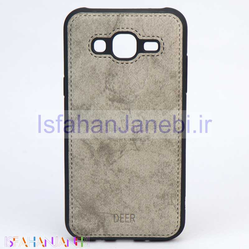 اصفهان جانبی-قاب چرمی طرح گوزن Samsung J5 طوسی