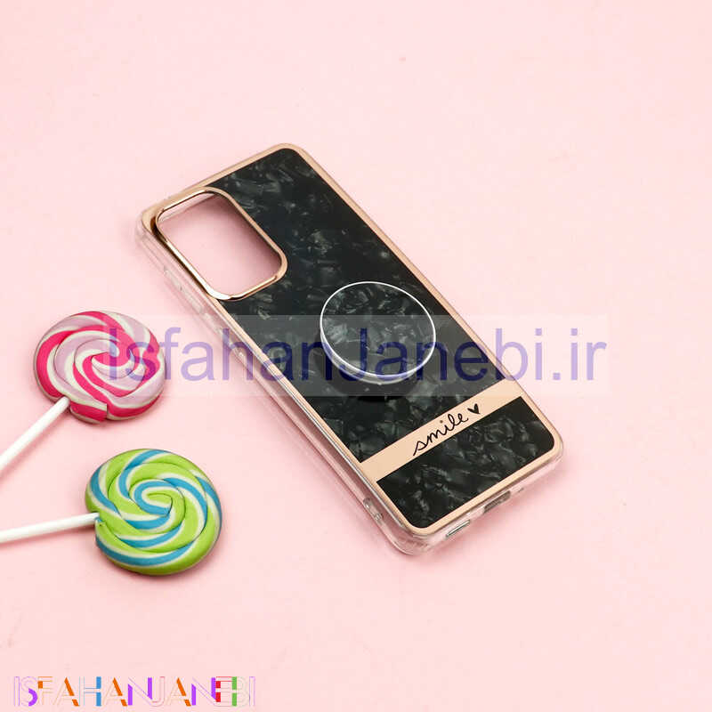 اصفهان جانبی-قاب IMD یخی گلدلاین + پاپ سوکت Samsung Galaxy A33 5G