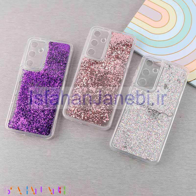 اصفهان جانبی-قاب آکواریومی شفاف Irock سامسونگ Galaxy A55 محافظ لنزدار