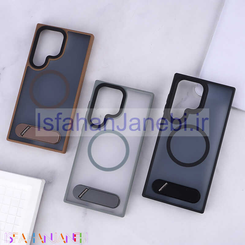اصفهان جانبی-قاب مگ سیف Vip Max سامسونگ Galaxy S23 Ultra استنددار پشت مات