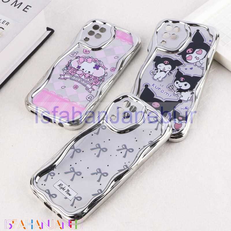 اصفهان جانبی-قاب آینه ای سامسونگ Galaxy A12 / M12 محافظ لنزدار براق طرح دار